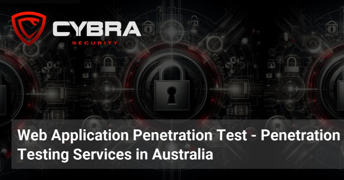 Web application penetration test penetration testing services in